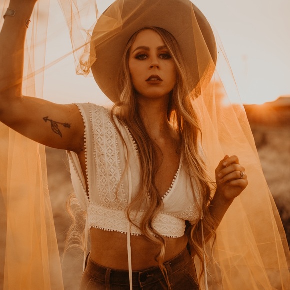 Free People Tops - Love Birds White crochet tank top